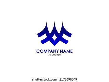 
AM initials with a unique design for a business logo or community logo