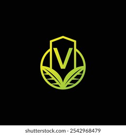 Initials V logo design. Initial Letter Logo.