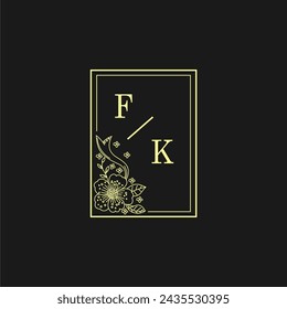 Initials Wedding Logo, Wedding Monogram, Luxury Wedding Logo	