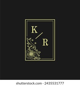 Initials Wedding Logo, Wedding Monogram, Luxury Wedding Logo	
