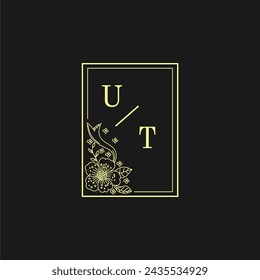 Initials Wedding Logo, Wedding Monogram, Luxury Wedding Logo	