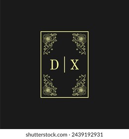 Initials Wedding Logo, Wedding Monogram, Luxury Wedding Logo	

