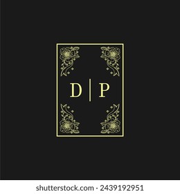 Initials Wedding Logo, Wedding Monogram, Luxury Wedding Logo	
