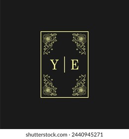 Initials Wedding Logo, Wedding Monogram, Luxury Wedding Logo	