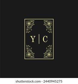 Initials Wedding Logo, Wedding Monogram, Luxury Wedding Logo	