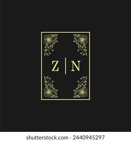 Initials Wedding Logo, Wedding Monogram, Luxury Wedding Logo	