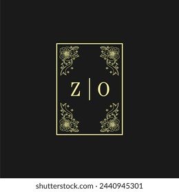 Initials Wedding Logo, Wedding Monogram, Luxury Wedding Logo	