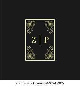 Initials Wedding Logo, Wedding Monogram, Luxury Wedding Logo	