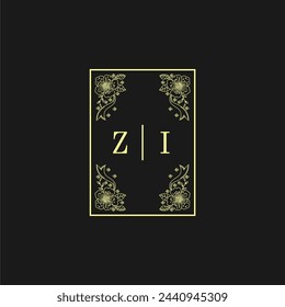 Initials Wedding Logo, Wedding Monogram, Luxury Wedding Logo	