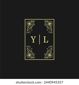 Initials Wedding Logo, Wedding Monogram, Luxury Wedding Logo	