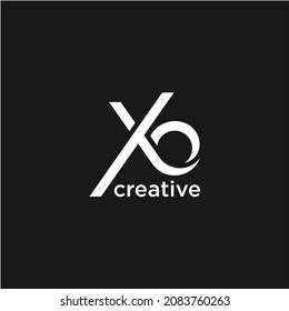 Initials XO inspiring logo design