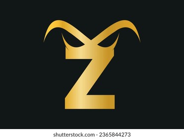 Vector de logotipo minimalista de la línea Z original. Identidad de logotipo de monograma de línea abstracta Z para marca