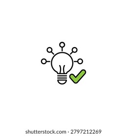 Initiate icon flat vector logo design