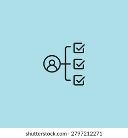 Initiate icon flat vector logo design