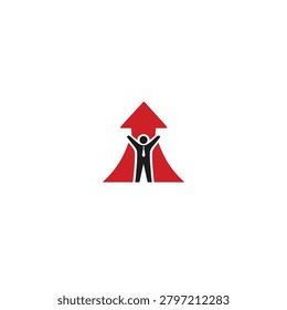 Initiate icon flat vector logo design