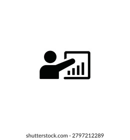 Initiate icon flat vector logo design