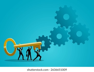 Initiating business processes, key to launching and activating a business
