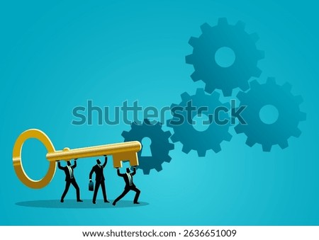 Initiating business processes, key to launching and activating a business