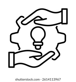 Initiative Icon Element for Design