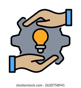 Initiative Icon Element for Design