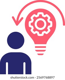 Initiative Icon Fill Vector Illustration