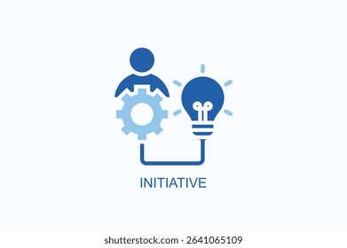 Initiative Icon Or Logo Isolated Vector Illustration