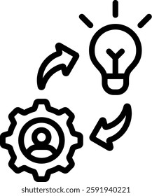 Initiative Icon Outline Vector Illustration