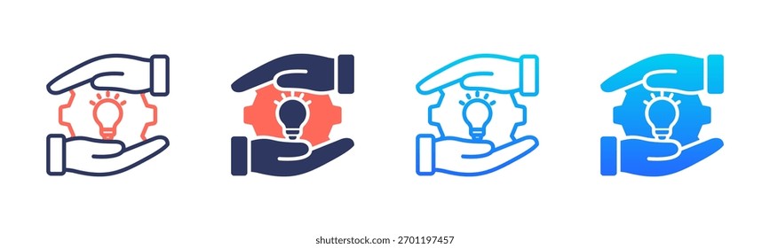 Paquete de iconos de iniciativa en varios estilos