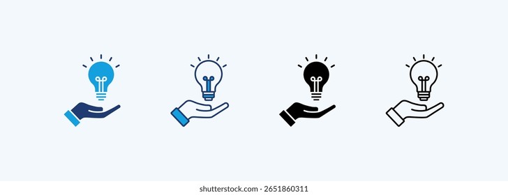 Initiative Icon Set Multiple Style Collection