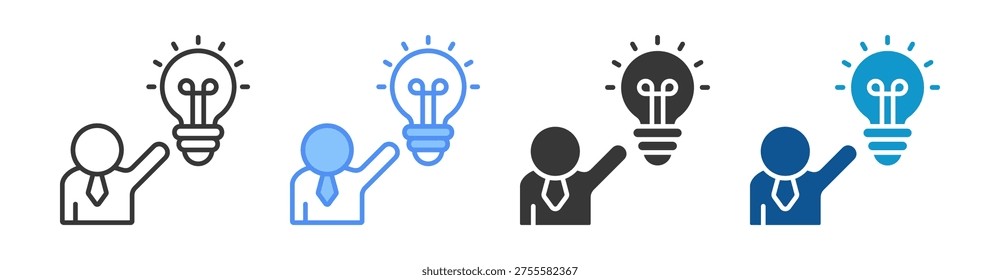 Initiative Icon Set Multiple Style Collection