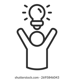 Initiative Icon Single Vector Collection