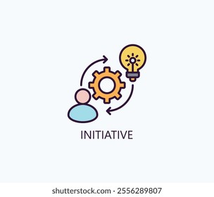 Initiative Vector, Icon Or Logo Sign Symbol Illustration