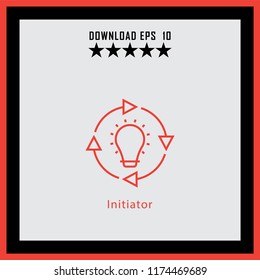 Initiator  line icon