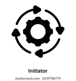 Initiator Vector Icon which can easily modify or edit
