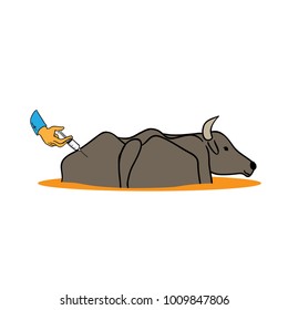 
inject animals healthy