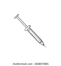 inject icon vector illustration logo template for many purpose. Isolated on white background.