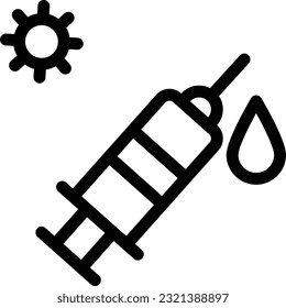 INJECTION AMBULANCE BAT LINE  ICONS FOR DOWNLOAD