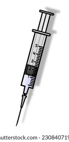 injection cartoon vector illustration design 