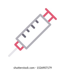 injection colour line vector icon