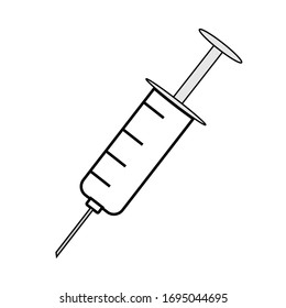 Injection, Drug Capsule  Art Design Vector