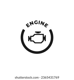 Injection engine icon or Injection engine vector isolated in flat style. Best Injection engine icon for apps, websites, print design and more about Injection engine.