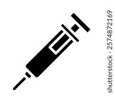 injection icon color editable on white background