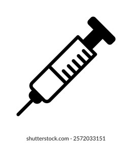 injection icon color editable on white background