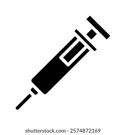 injection icon color editable on white background