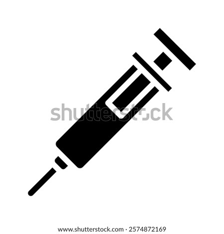 injection icon color editable on white background