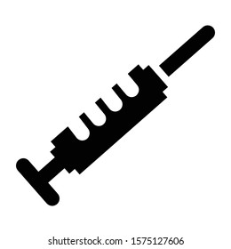 injection icon glyph vector design