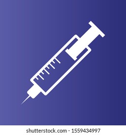 Injection icon isolated on background
