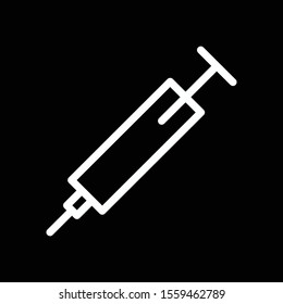 Injection icon isolated on background
