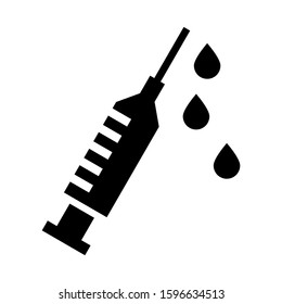 injection icon isolated sign symbol vector illustration - high quality black style vector icons
