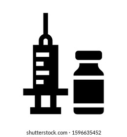 injection icon isolated sign symbol vector illustration - high quality black style vector icons
